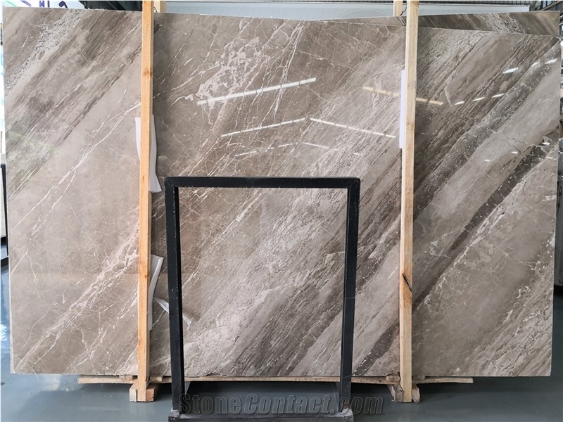 Turkey Daino Imperiale Beige Marble Slab Supplier