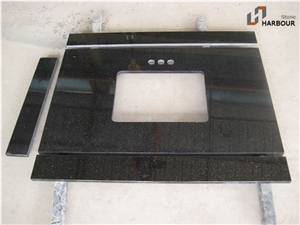 Indian Black Galaxy Kitchen Countertop