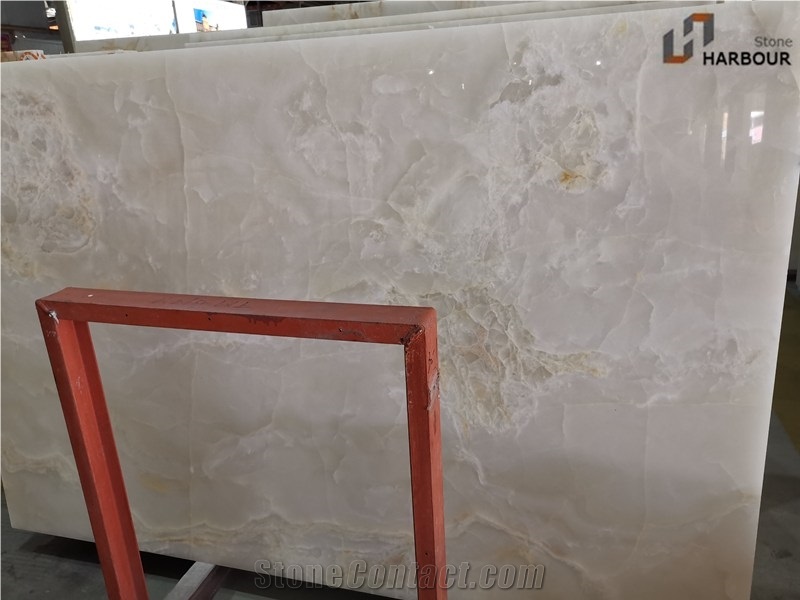 White Onyx Slab, Pure White Onyx Slab