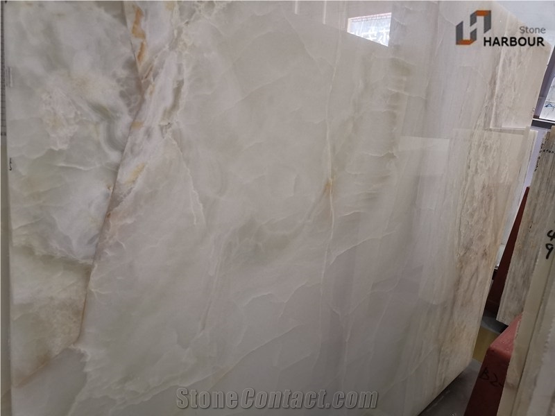 White Onyx Slab, Pure White Onyx Slab