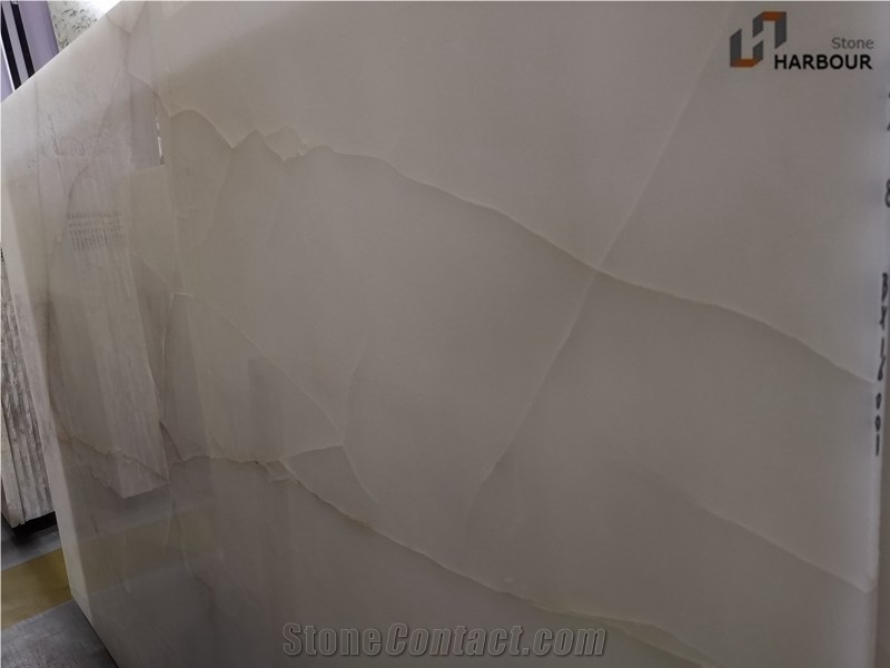 White Onyx Slab, Pure White Onyx Slab