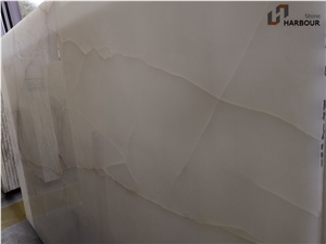 White Onyx Slab, Pure White Onyx Slab