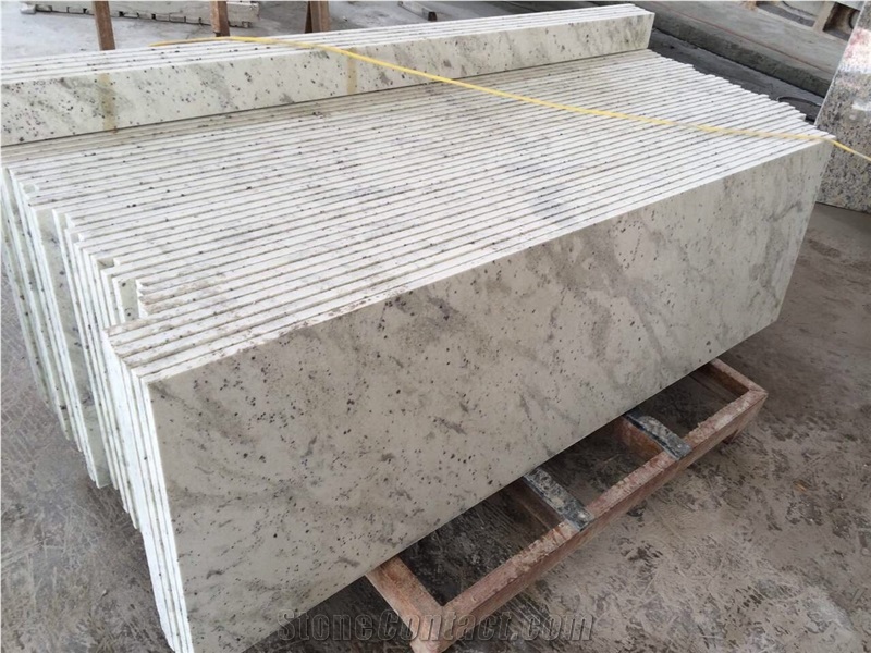Andromeda White Polished Countertops Table Top