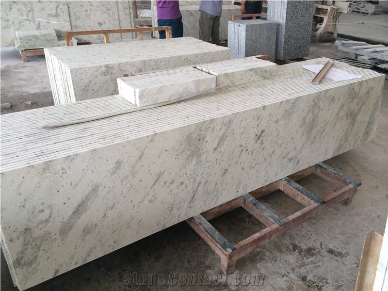 Andromeda White Polished Countertops Table Top