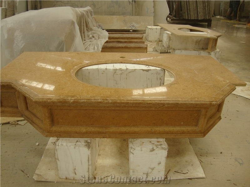 Bathroom Countertops Polished Stone Vanity Tops