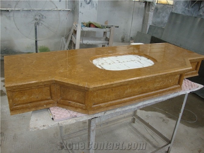 Bathroom Countertops Polished Stone Vanity Tops