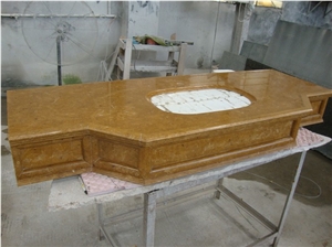 Bathroom Countertops Polished Stone Vanity Tops