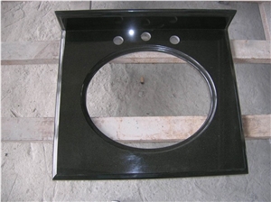 China Black Granite Bath Top / Costom Bathroom China Black Granite Bath Top / Costom Bathroom