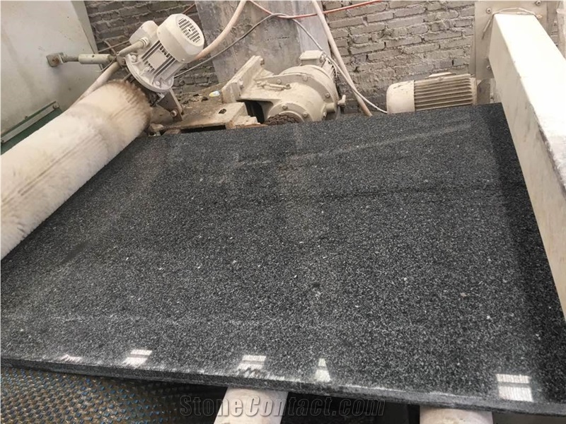 China Cheapest G654 Flamed Polished Black Granite