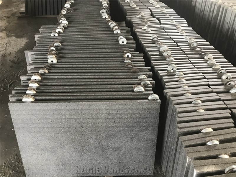China Granite Yixian Black Slabs & Tiles