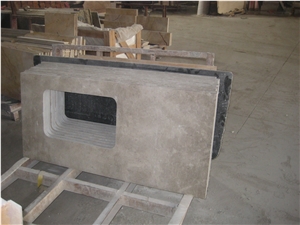 Engineered Marble Stone Kitchen Bar Tops