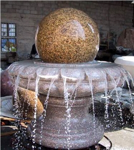 Exterior Landscaping Stones Rolling Sphere Ball