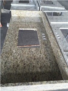 First Choice Gold Granite Bathroom Countertops