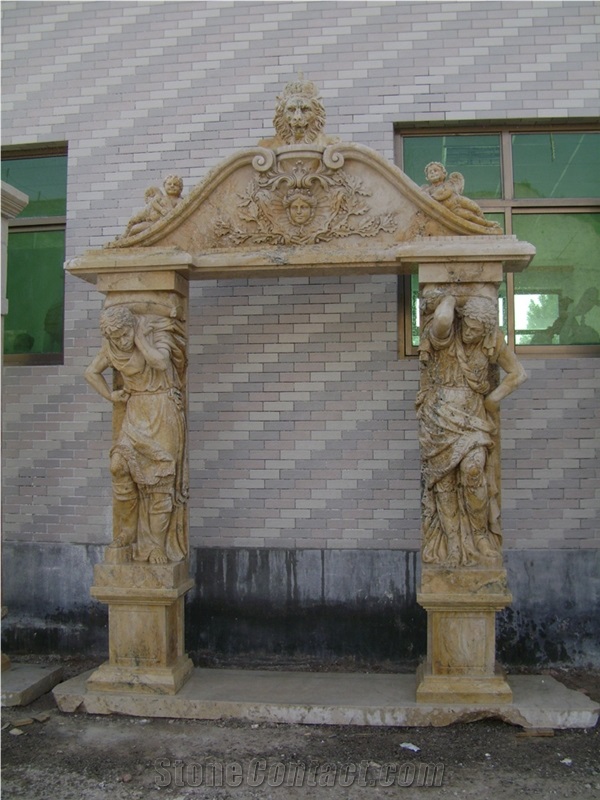 Granite & Marble Victorian Fireplace Mantel