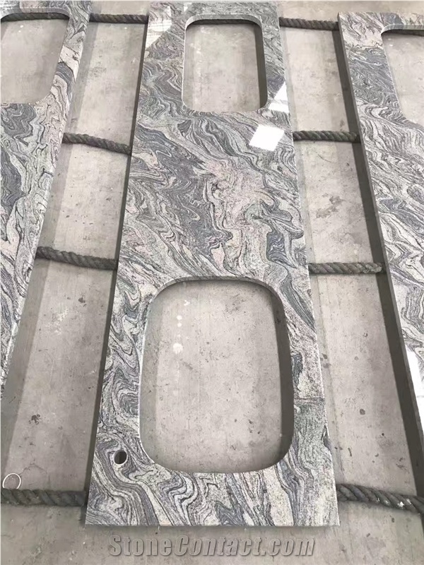 Granite Polished China Juparana Kitchen Countertop