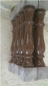 Hand Carved Natural Stone Staircase Balustrade