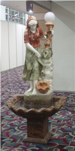Large Sculptured Outdoor Marble Fountains on Sale