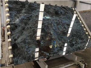 Lemurian Blue Granite Polish Luxury Beautiful Slab