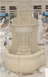 Luxury Polished Natural Stone Fountains Waterfall