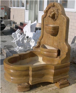 Luxury Polished Natural Stone Fountains Waterfall