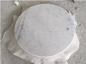 Marble Polished Carrara White Honed Table Tops