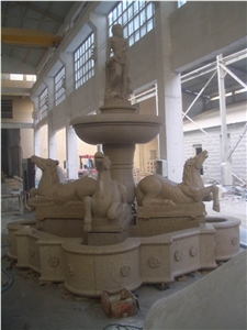 Natural Stone Water Features Sculptured Fountains