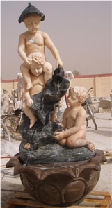 Polished Marble Beautiful Garden Fountain