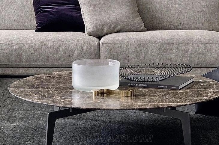 Altius Marble Bookmatch Reception Countertops