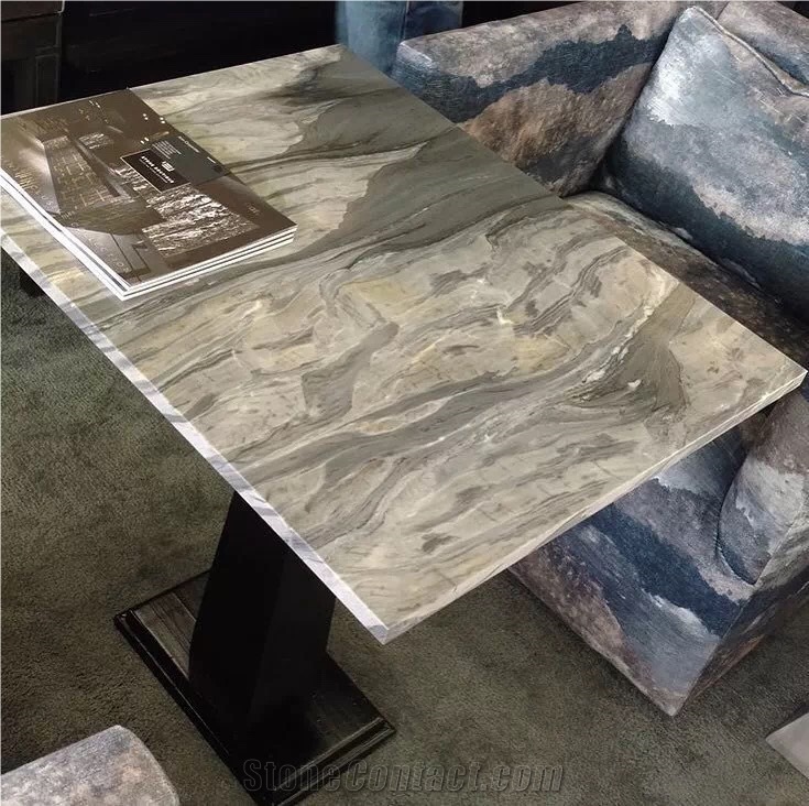Amazon Green Quartzite Cafe Table Tops
