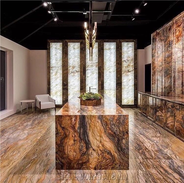 Amazon Green Quartzite Cafe Table Tops