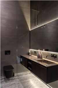 Amotion Gray Marble Bathroom Vanity Tops