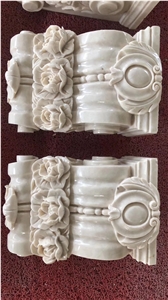 Crema Magna Marble Column Pillars