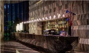 Marron Cappuccino Marble Bar Countertops