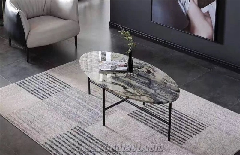 Maya Green Marble Table Top Countertops