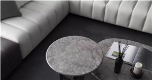 New Oman Grey Marble Table Cafe Countertops