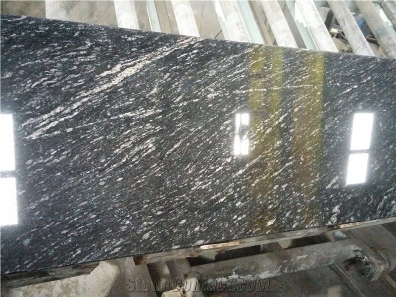 Zebra Black Granite Slabs & Tiles