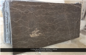 Coffee Brown Marble Slabs