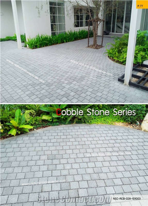 Black Basalt Cobble Stone Cubic Stone Paving Stone Cube Stone