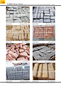 Black Basalt Cobble Stone Cubic Stone Paving Stone Cube Stone
