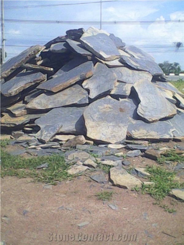 Black Slate Flagstone, Rustic Slate Flagstone