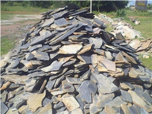 Black Slate Flagstone, Rustic Slate Flagstone