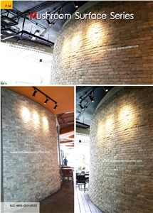 Mushroom Stone Mushroomed Exterior Wall Split Face