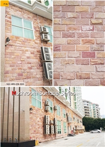 Mushroom Stone Mushroomed Exterior Wall Split Face