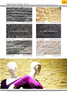 Mushroom Stone Mushroomed Exterior Wall Split Face