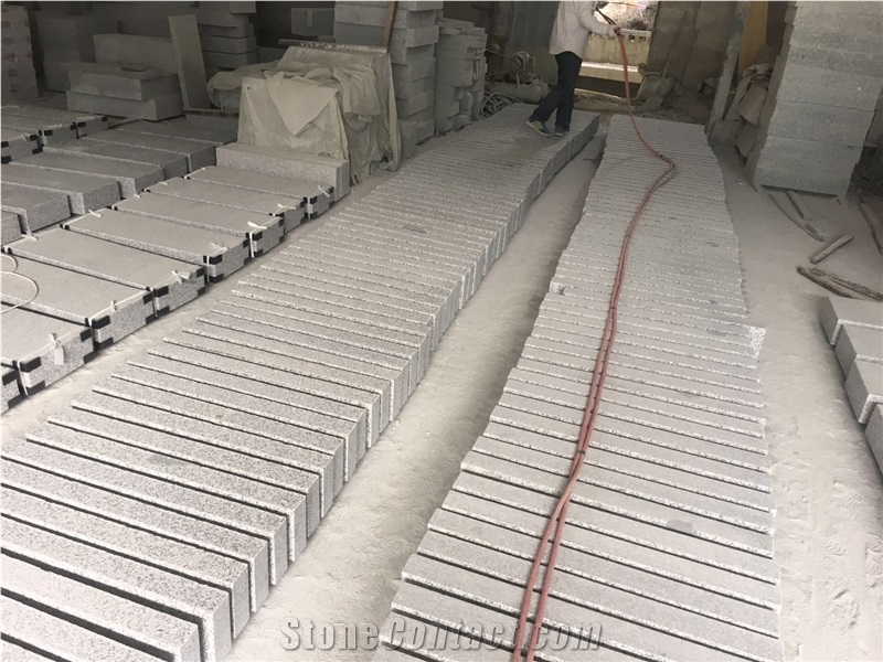 G603 Grey Granite Kerbstones,Curbs,Flamed