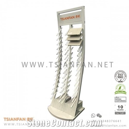 Quartz Stone Floor Display Stand for Showroom