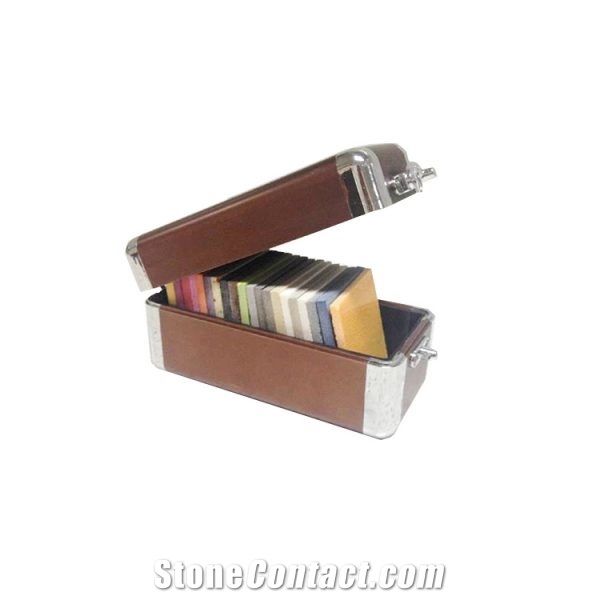 Stone Aluminum Display Case with Handle Px603
