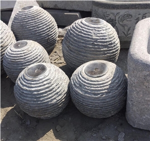 Granite Stone Water Trough/Pot for Garden