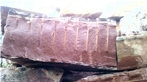 Agra Red Sandstone Block, Sandstone Tiles & Slabs