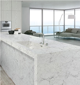 Kitchen Countertops Carrara White Quartz Stone Kitchen Countertops Carrara White Quartz Stone